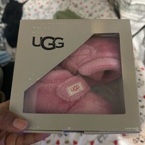 UGG Pink Bixbee Baby Booties